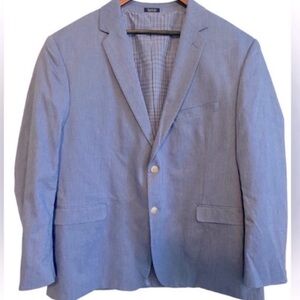 Saddlebred bright blue sports coat.  Size 48R